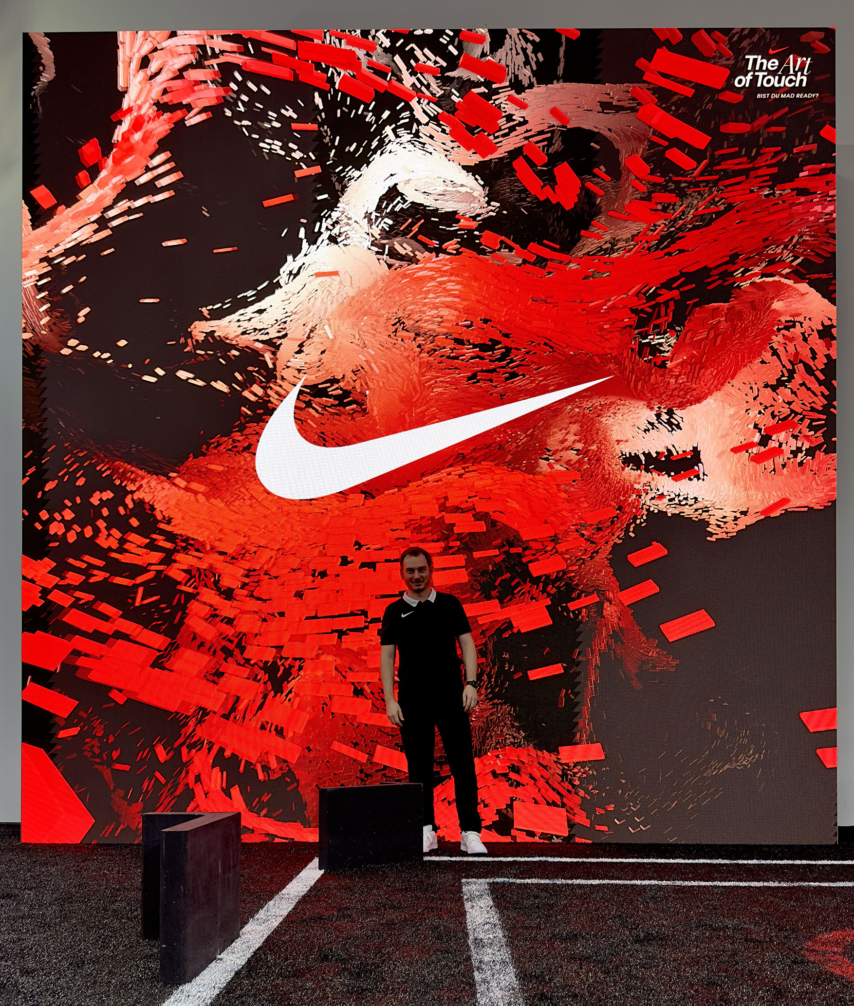 The Art of Touch installation visual